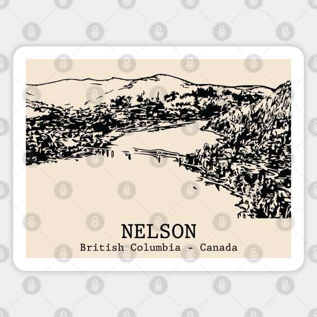 Nelson - British Columbia Magnet by Lakeric